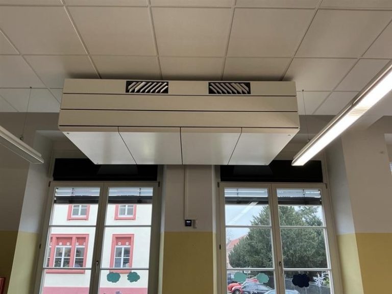 Reales Lüftungsgerät als Beispiel für eine mögliche Lüftungsmaßnahme